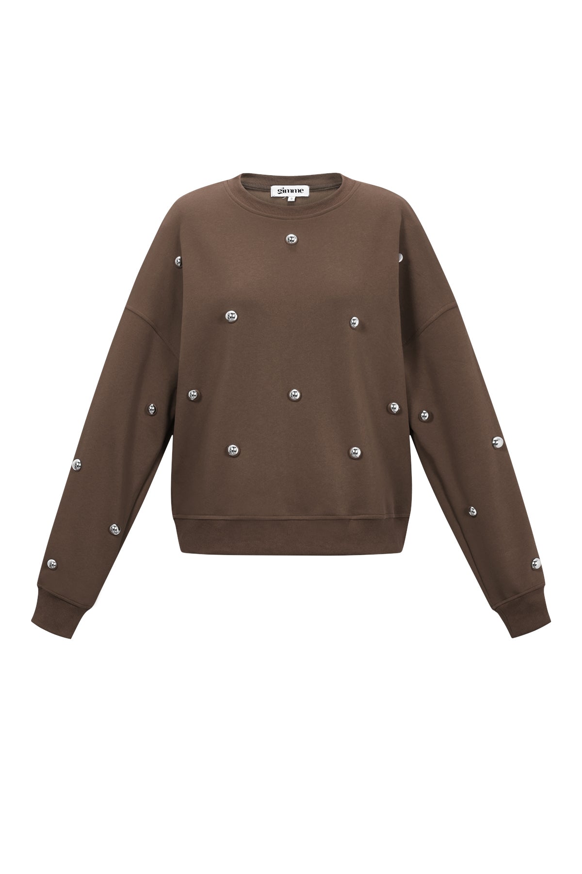 damen pullover tupfen | baumwolle | mehrfarbig