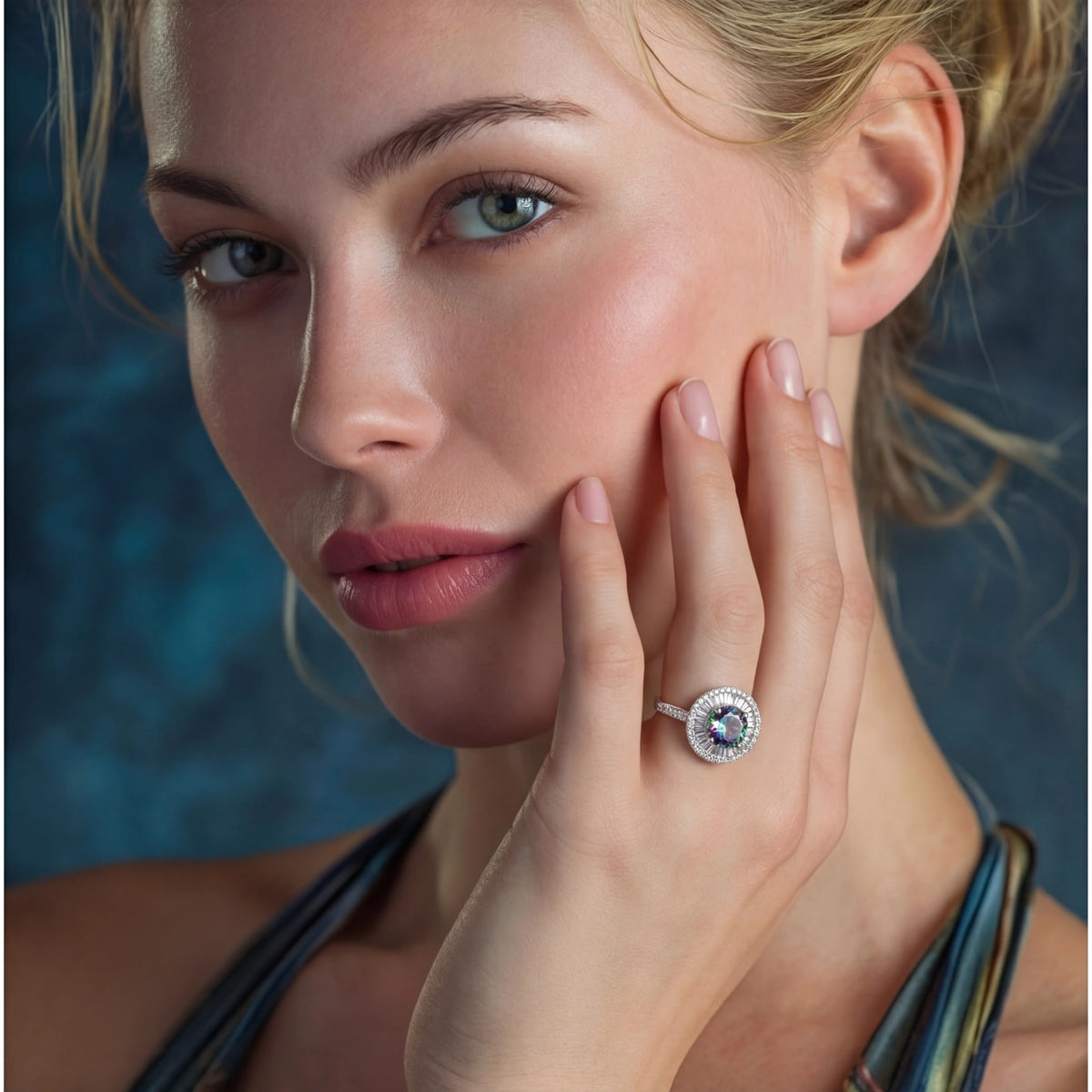 astra ring – moissanit, 925er silber