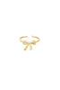 Damen Ring Schleife Traum | Edelstahl | Goldfarbe & Silberfarbe