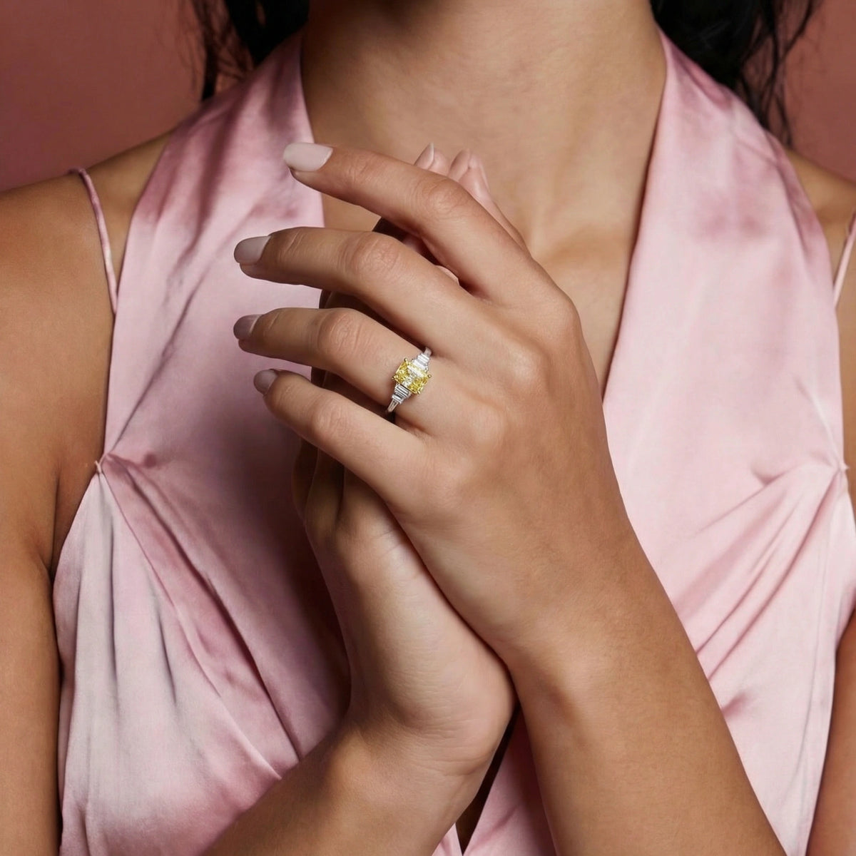 solenne ring – moissanit, 925er silber