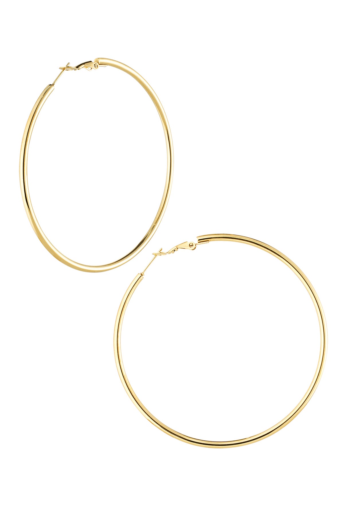 damen kreisohrringe 14k vergoldet | edelstahl | gold & silber