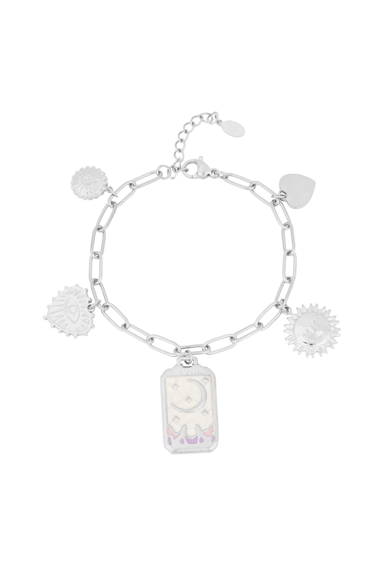 charm-armband magischer mond - goldfarben