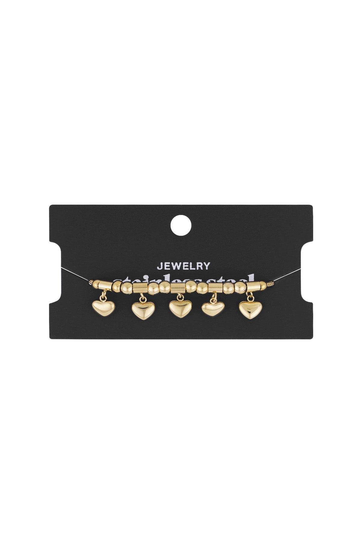 love love love armband - goldfarben