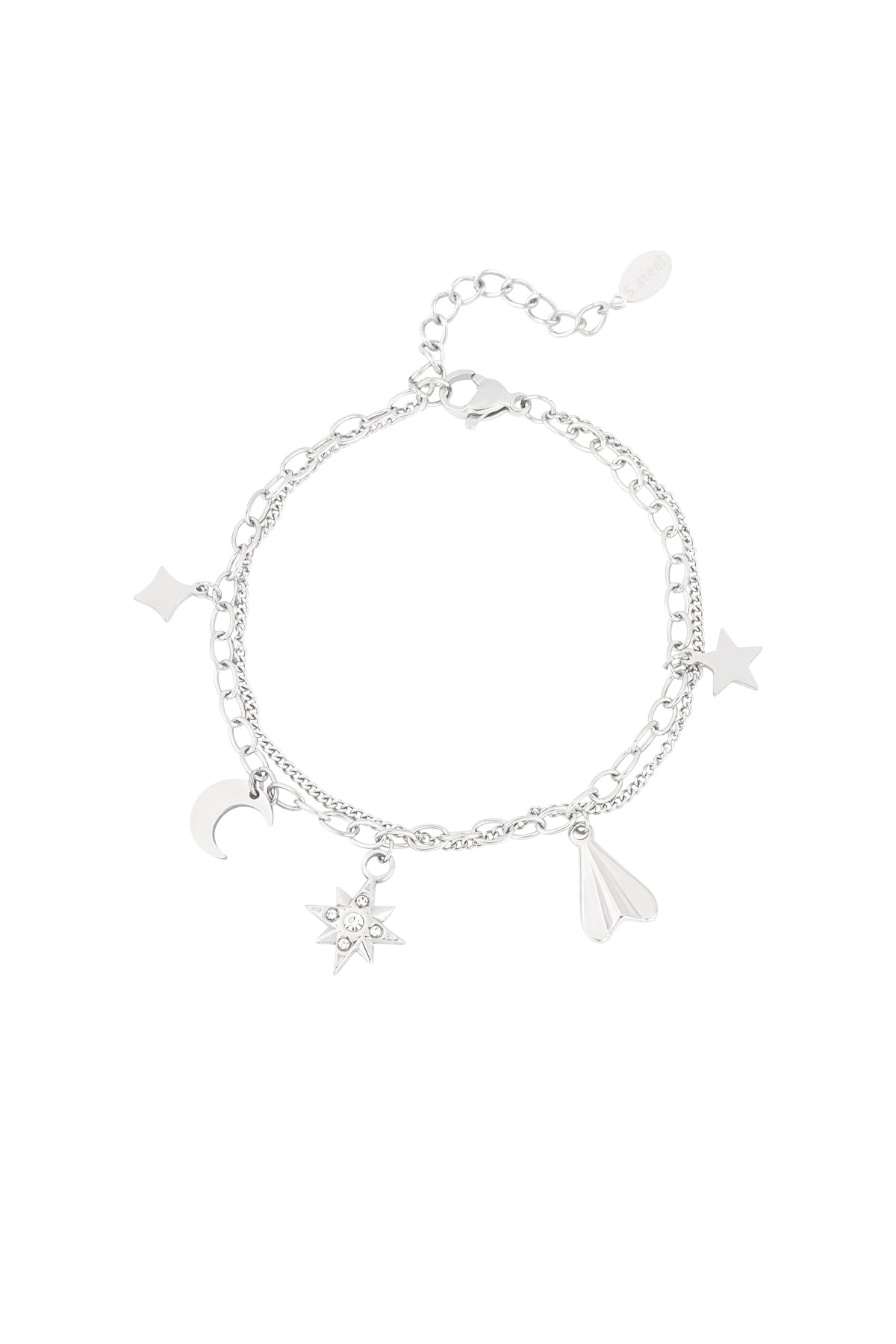 charm-armband himmlischer farbton