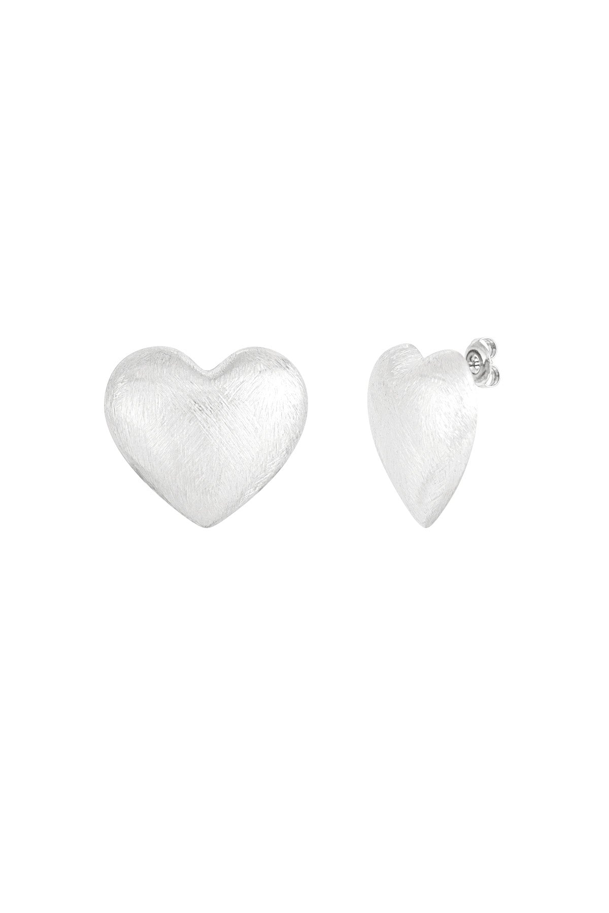 damen ohrringe herz zeitlos | edelstahl 304s | gold & silber