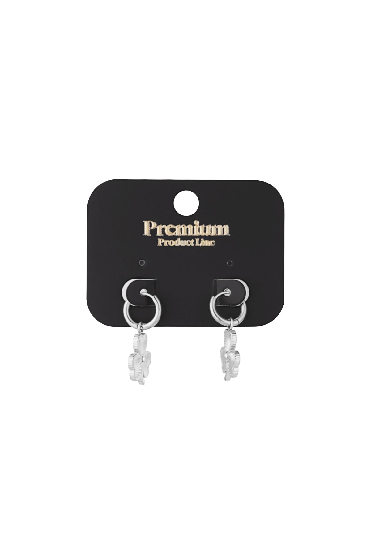 damen ohrringe kleeblatt vierblättrig | edelstahl 304s | gold & silber