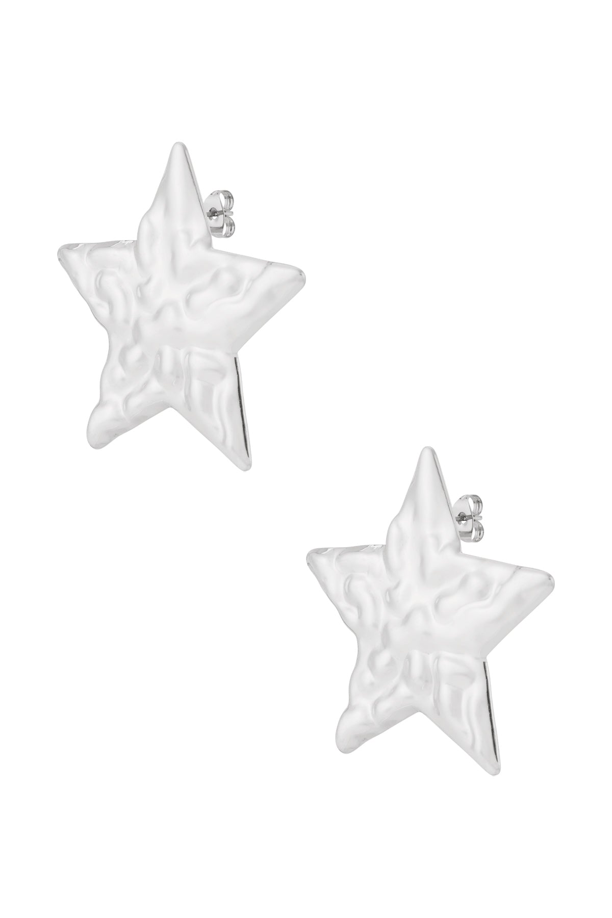 damen ohrringe stern alltagsstil | edelstahl | gold & silber