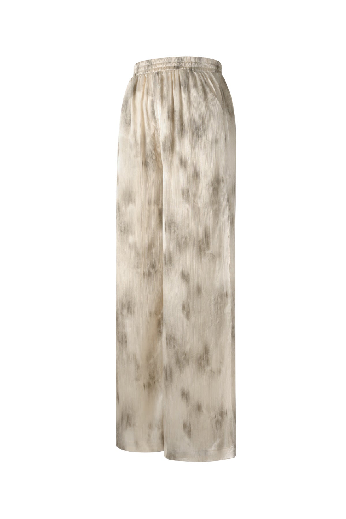 damen hose tie-dye | webstoff | beige
