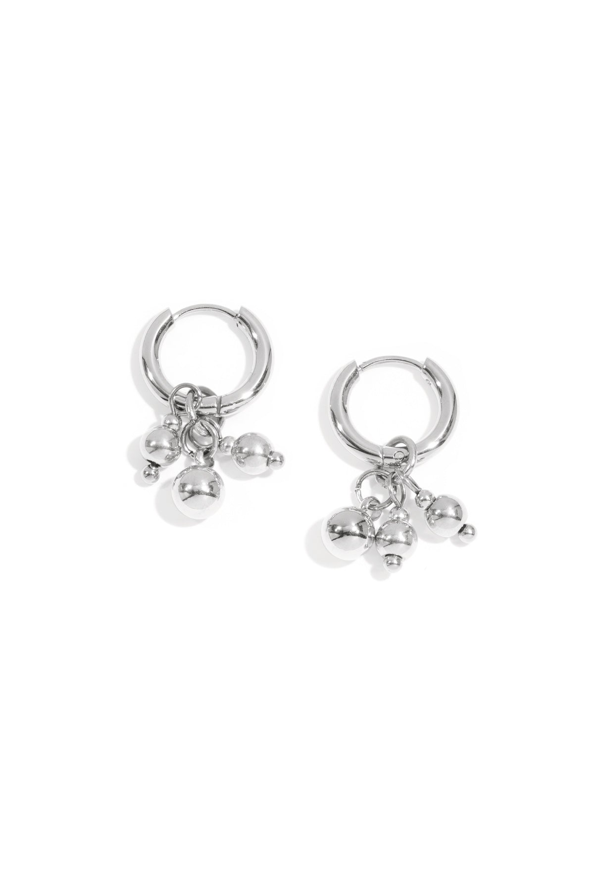 damen tropfenohrringe schlicht | edelstahl | gold & silber