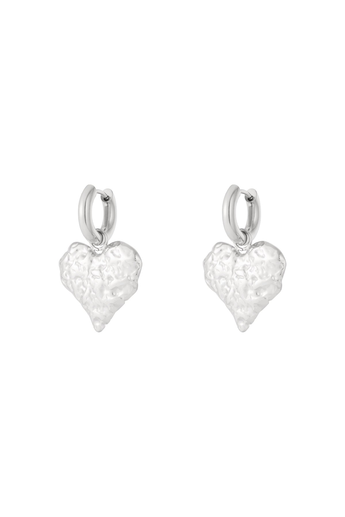 damen ohrringe herzmotiv elegant | edelstahl | goldfarbe