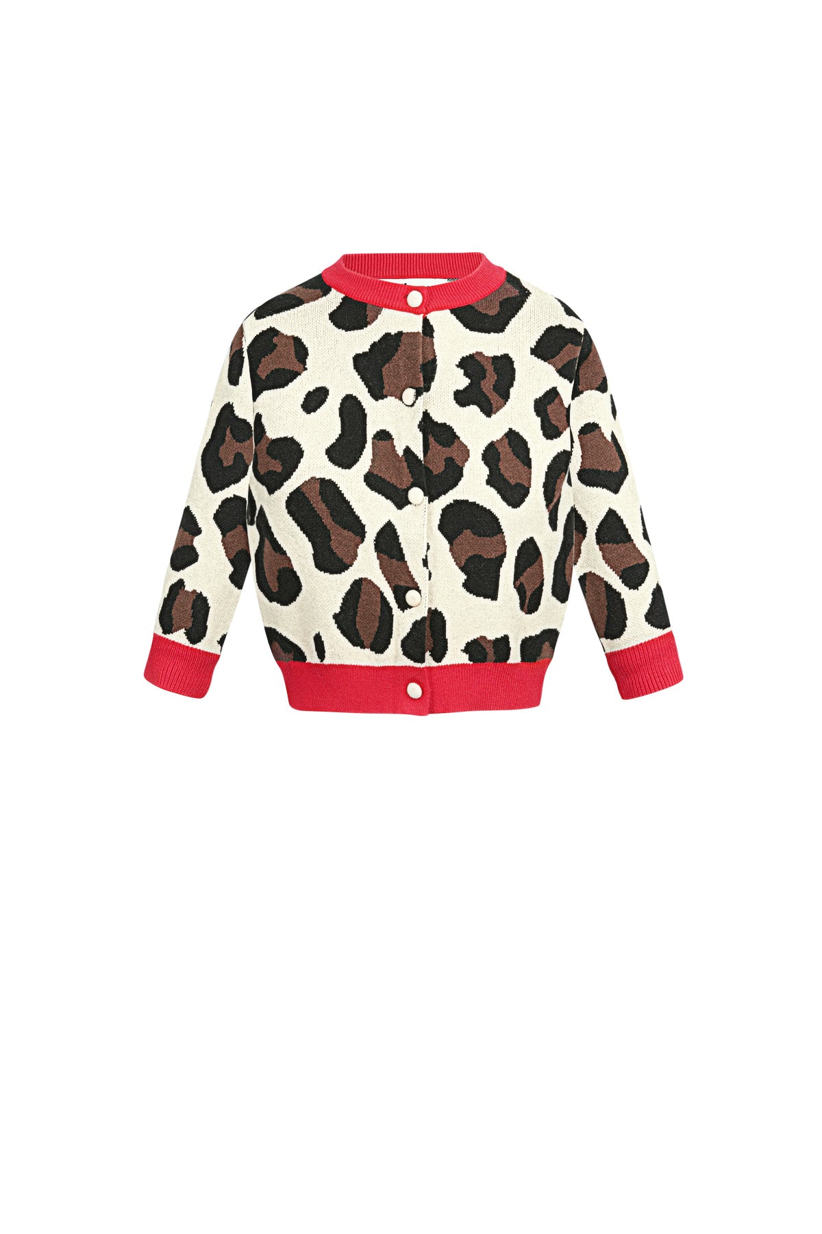 damen cardigan leopardenmuster viskose | viskose | mehrfarbig