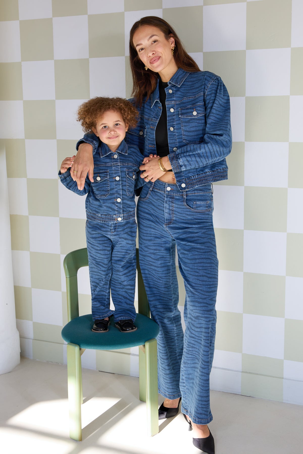 damen jeans zebra indigo | baumwoll-denim | blau
