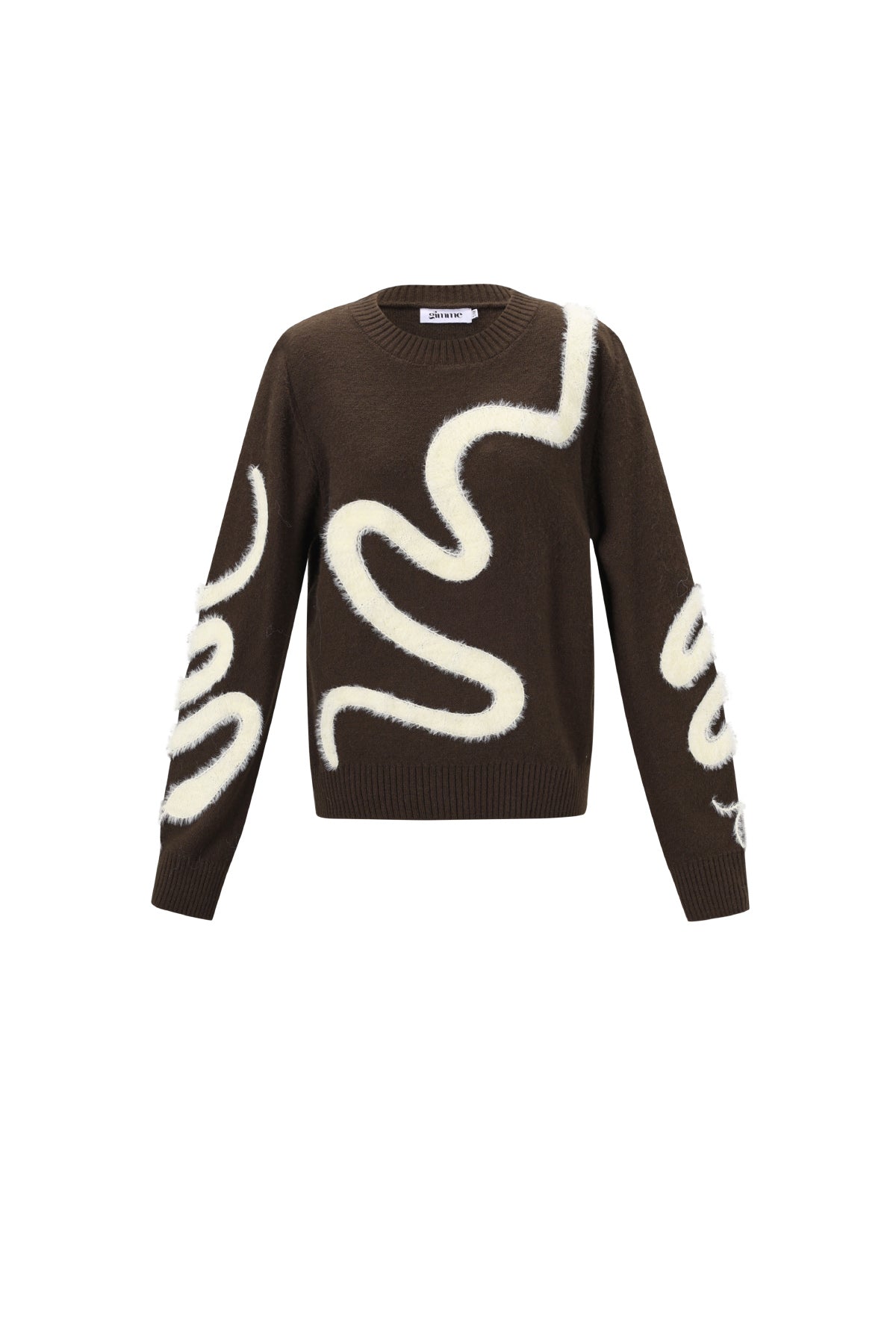 damen strickpullover luxus | polyester | mehrfarbig