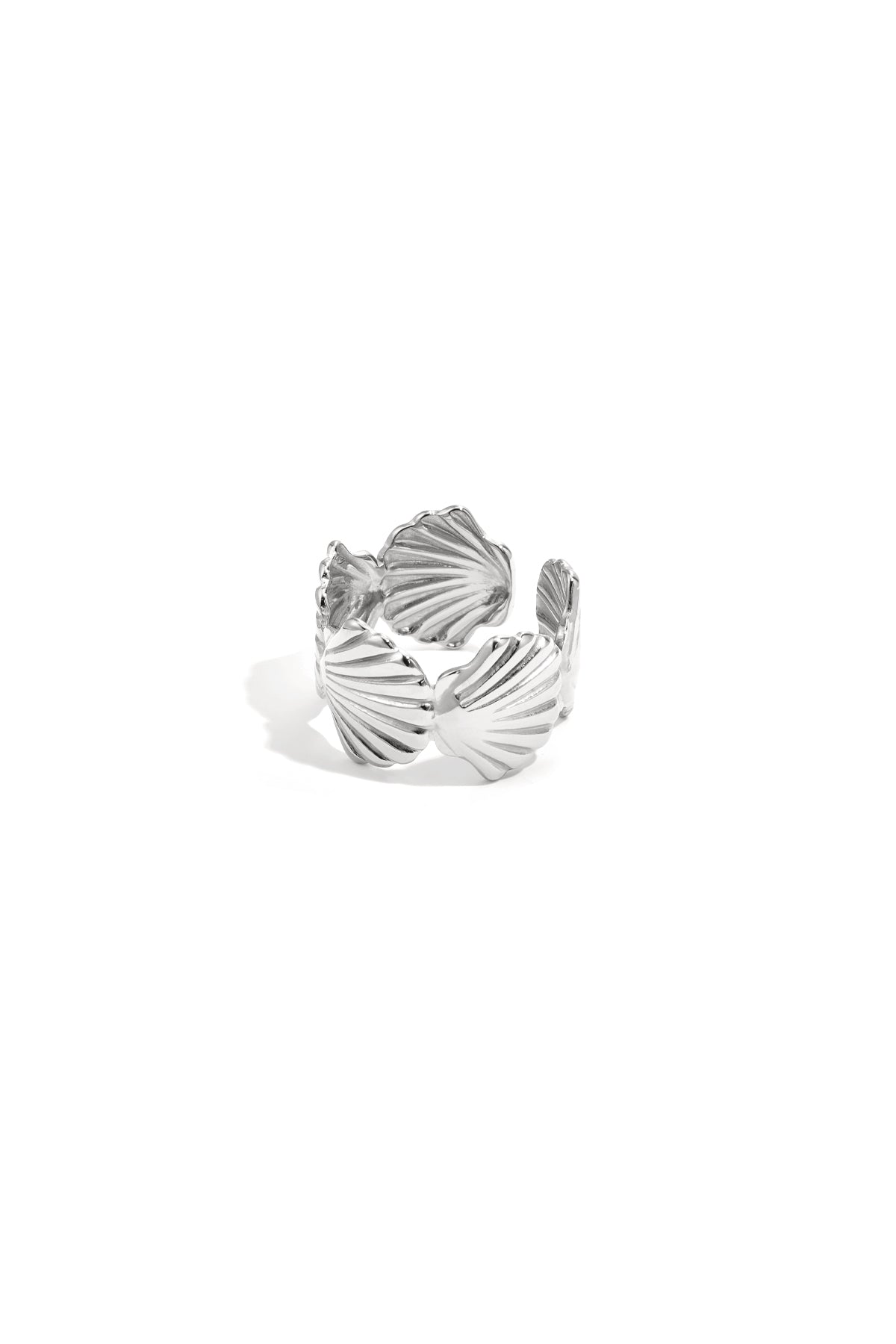 massiver ring mit muscheln