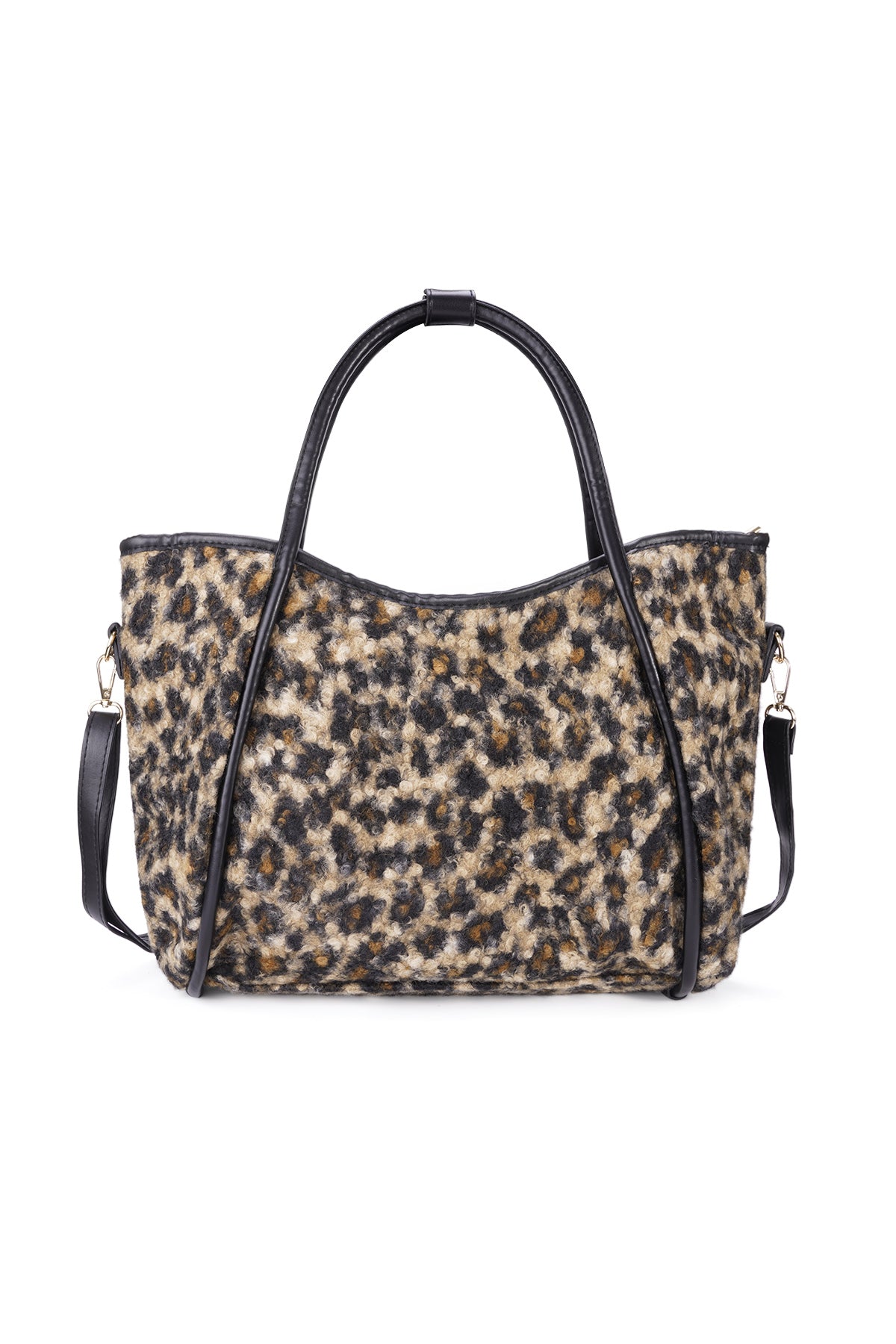 tragetasche leopardenmuster baumwolle | shopper damen