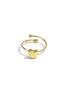 Damen Ring Herz Elegant | Edelstahl | Goldfarbe & Silberfarbe