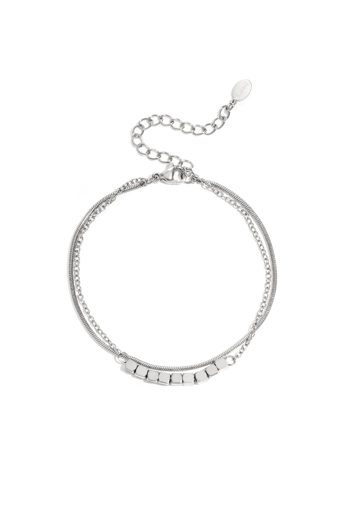 elegantes armband aus edelstahl