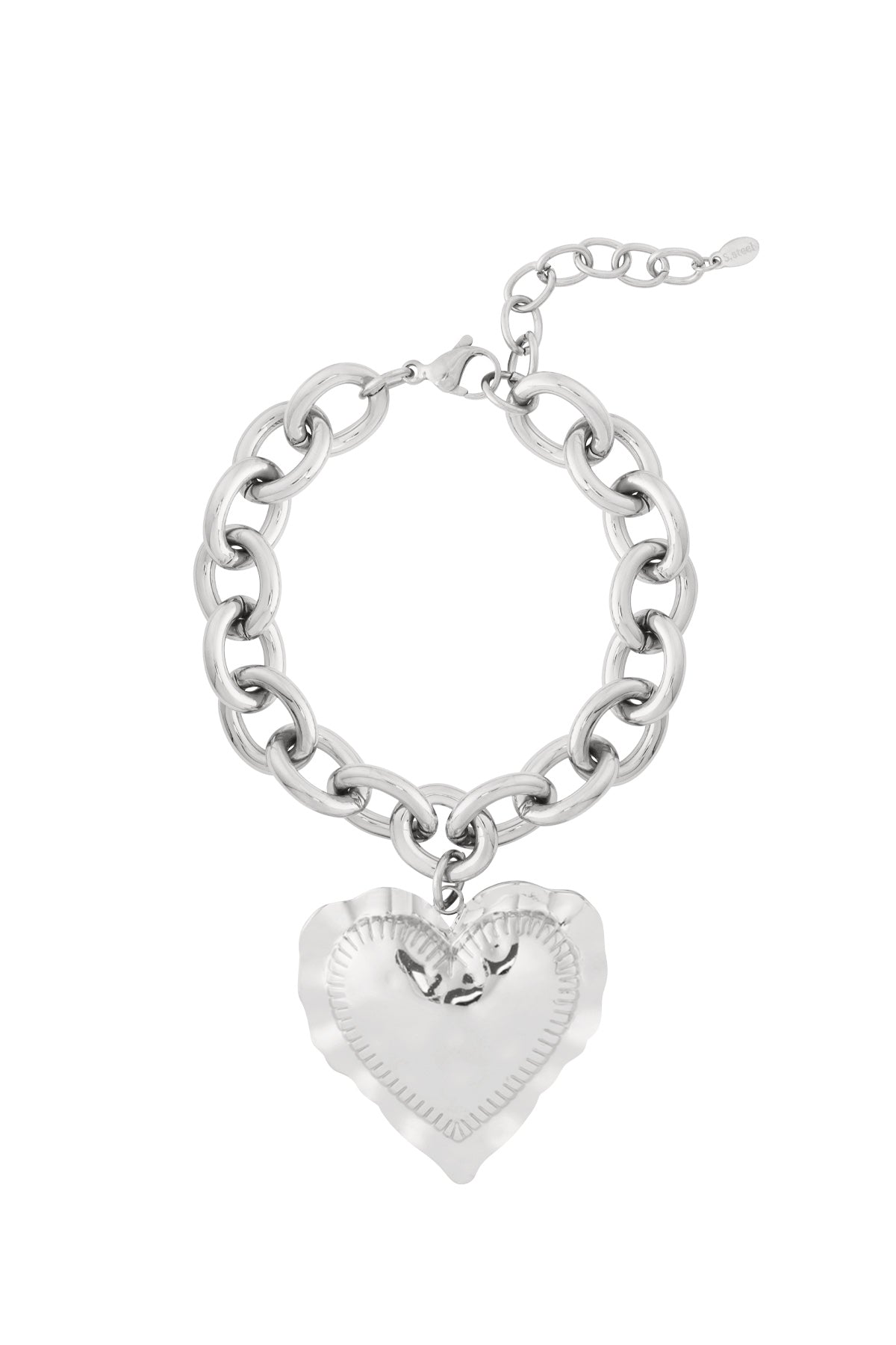 damen armband herz elegant | edelstahl | gold- und silberfarbe