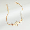 Customized Birthstone Name Bracelet