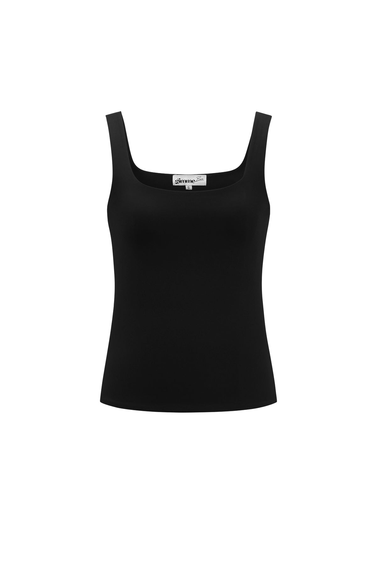 damen top ärmellos strick | nylon | dunkelbraun