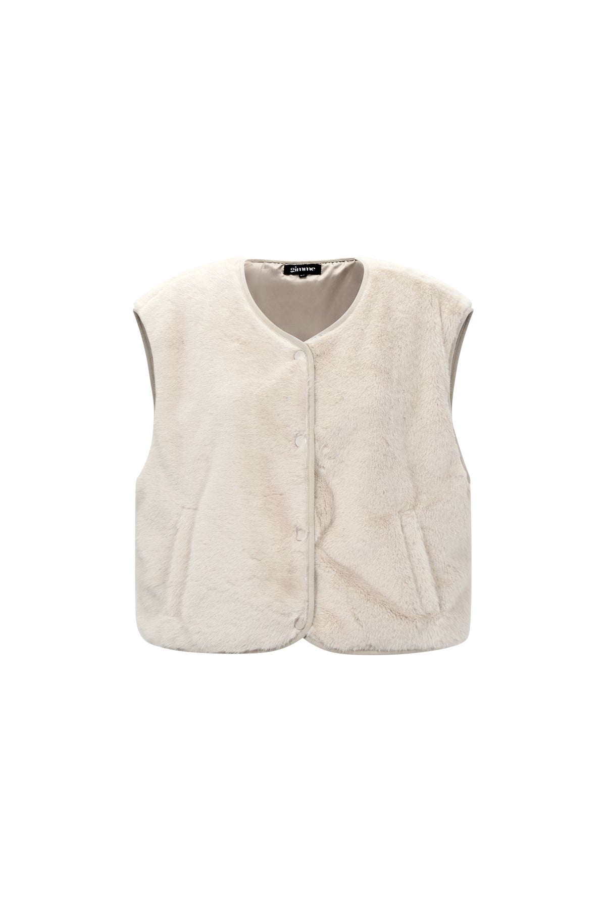 damen weste kunstpelz | polyester | mehrfarbig