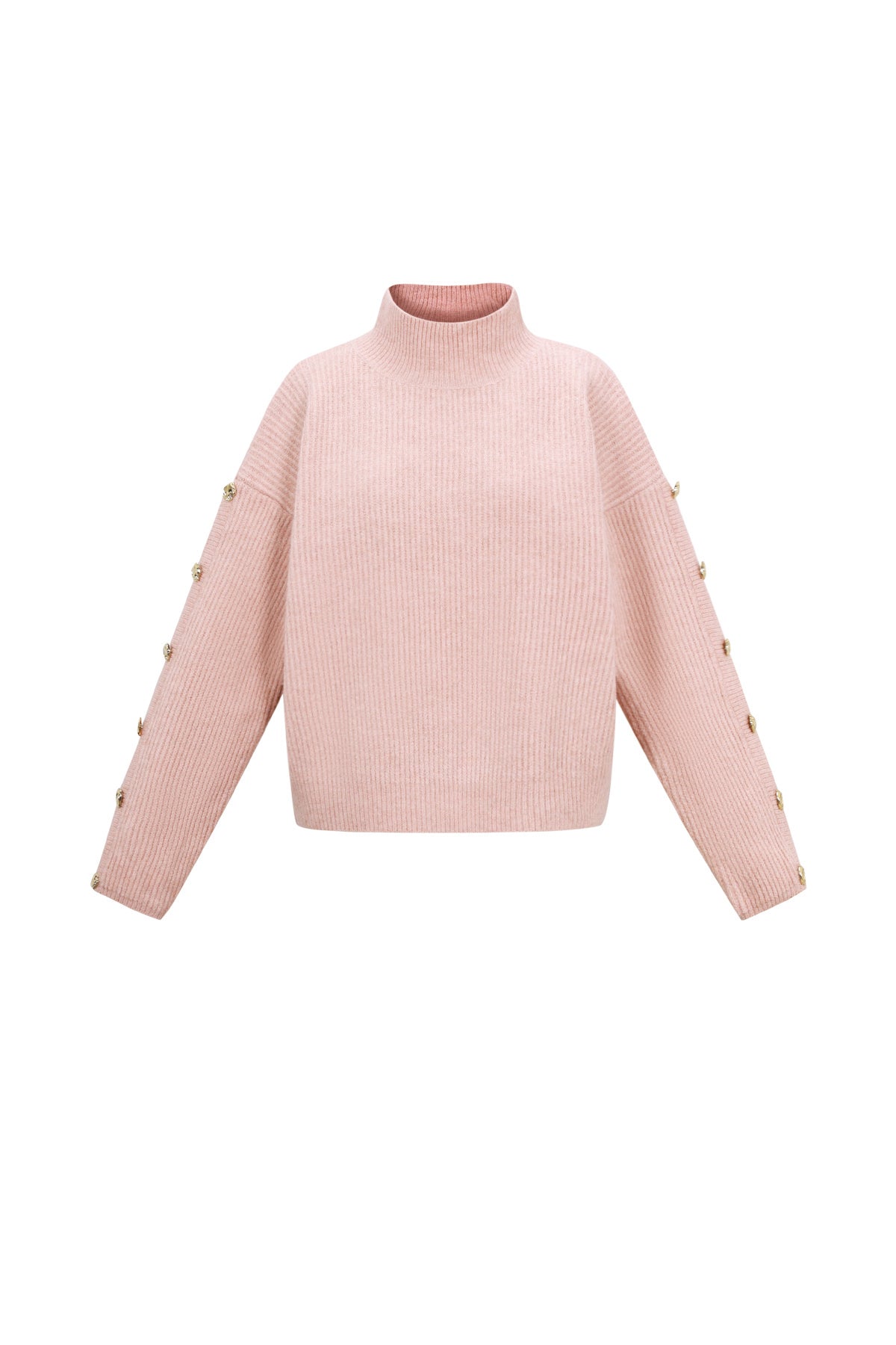 damen rollkragenpullover glamourös | polyester | mehrfarbig