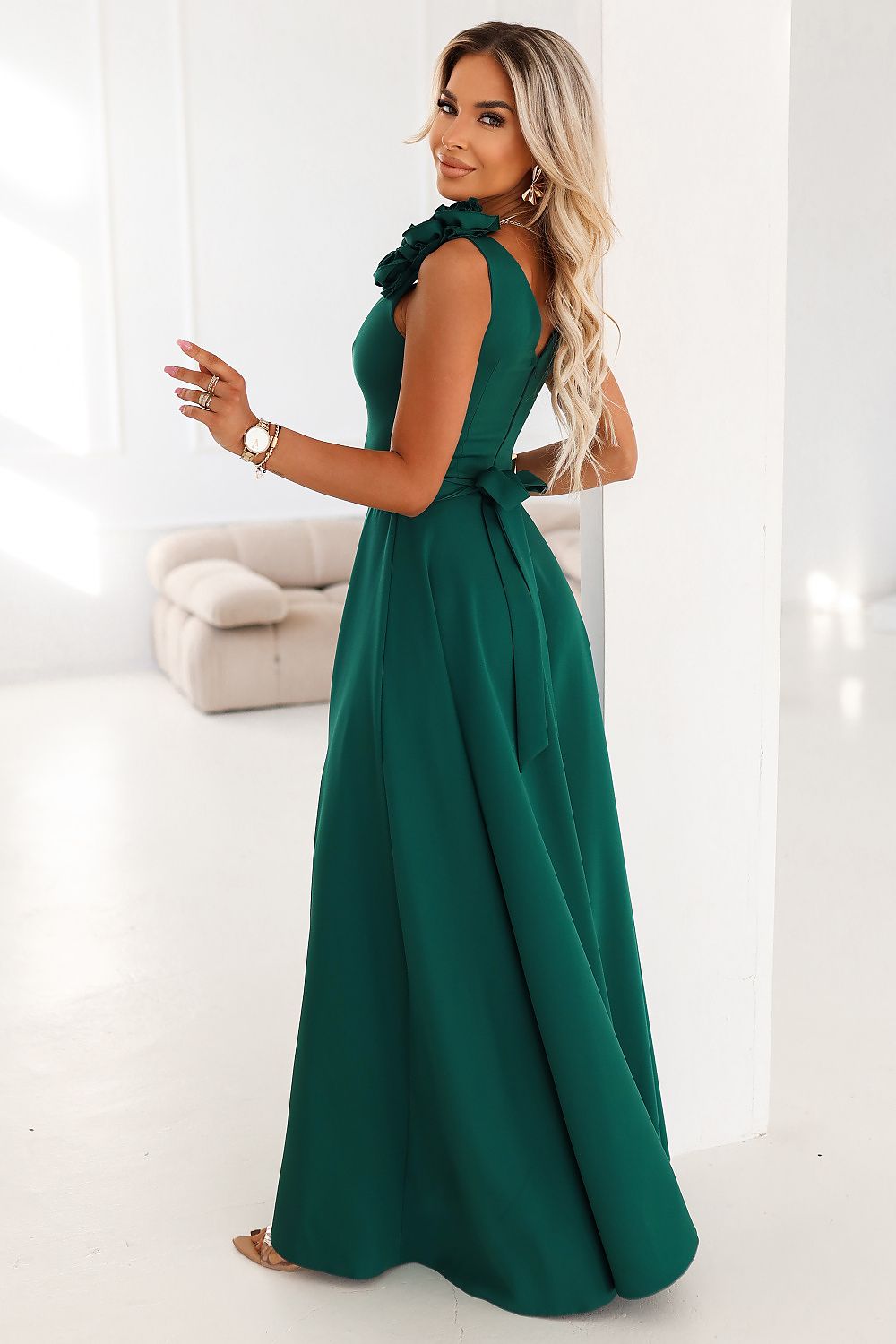 langes kleid model 222462 numoco