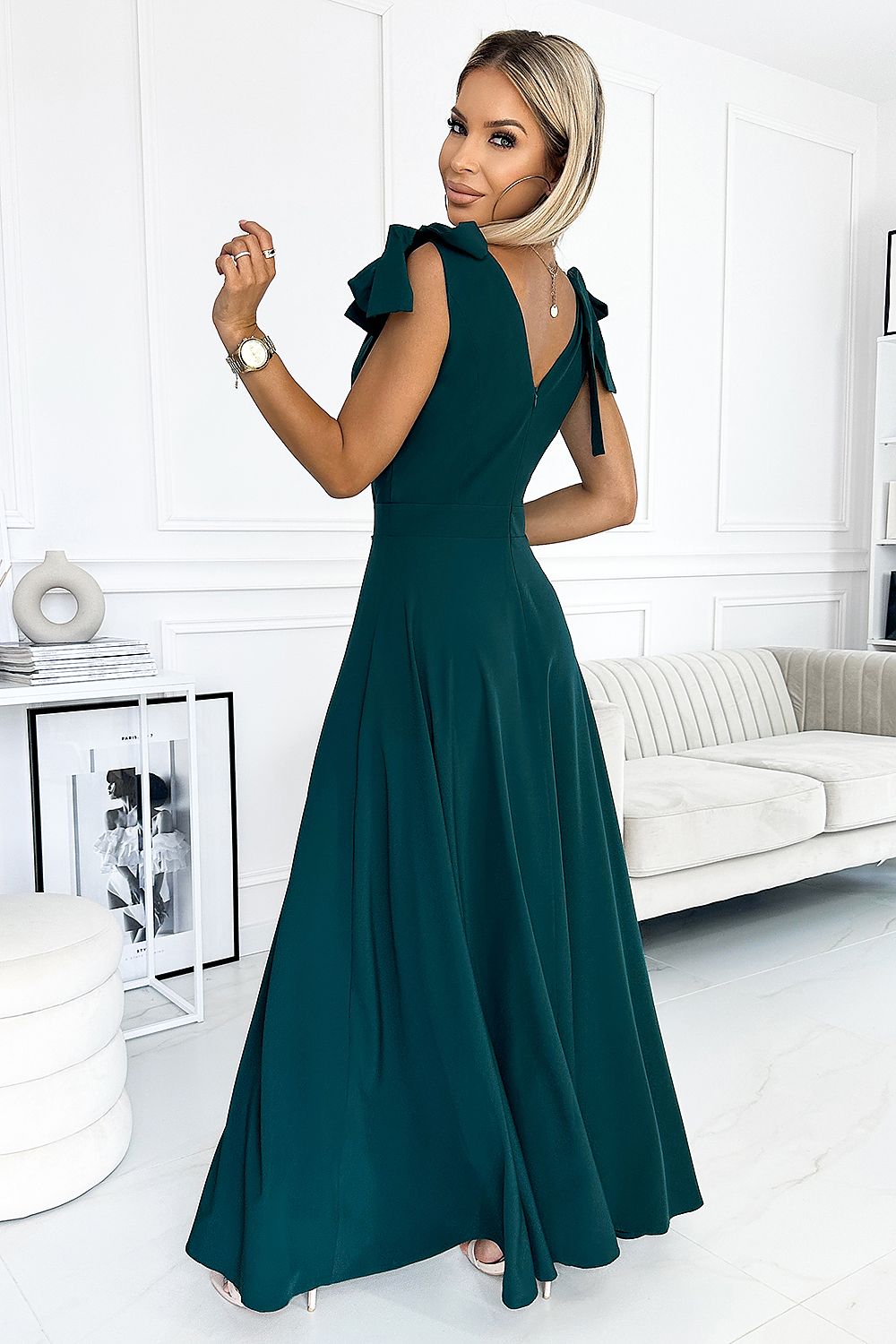 langes kleid model 182530 numoco