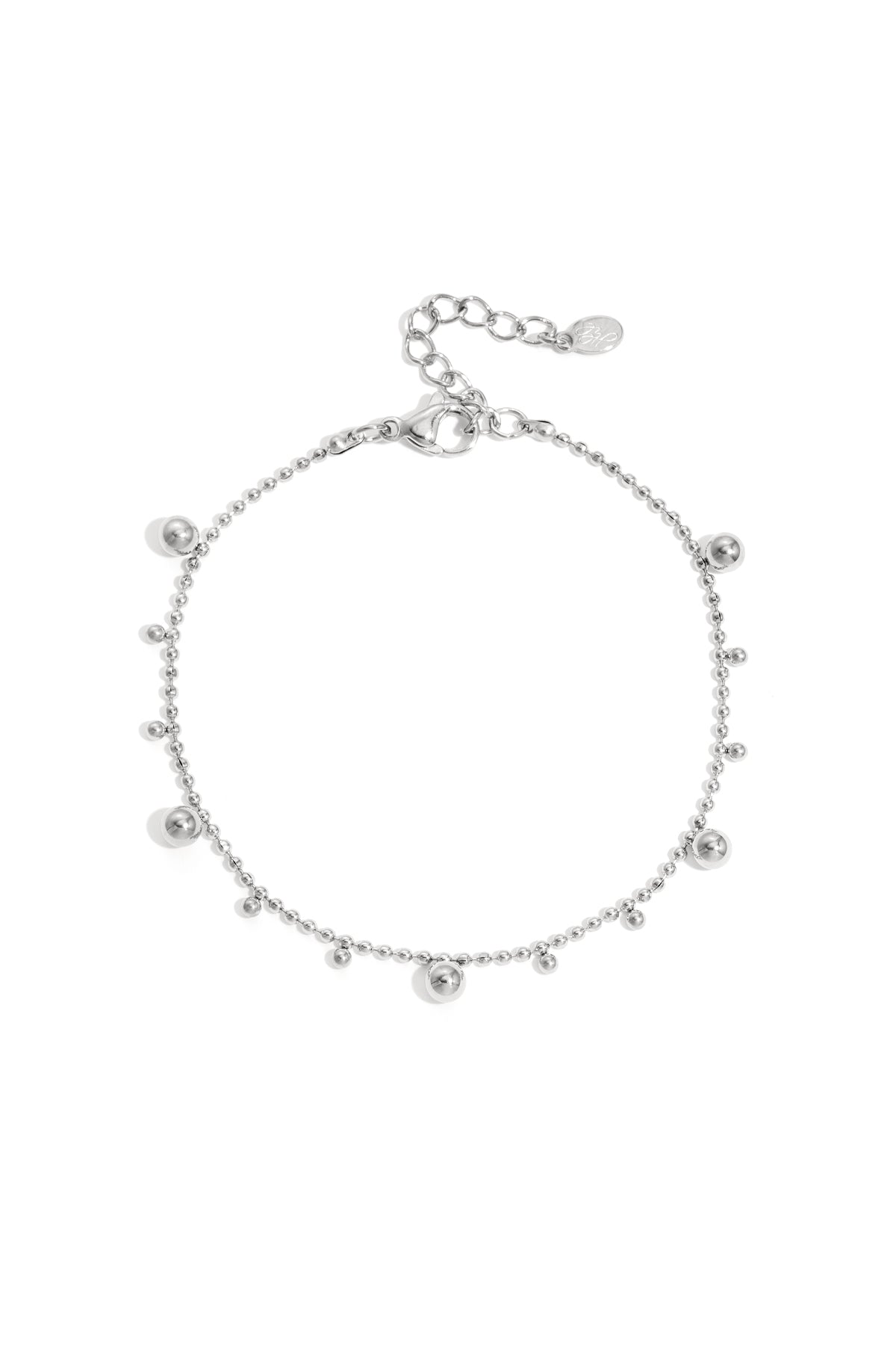 armband mit abwechselnden kugeln
