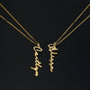 Luxury necklace with customizable name design