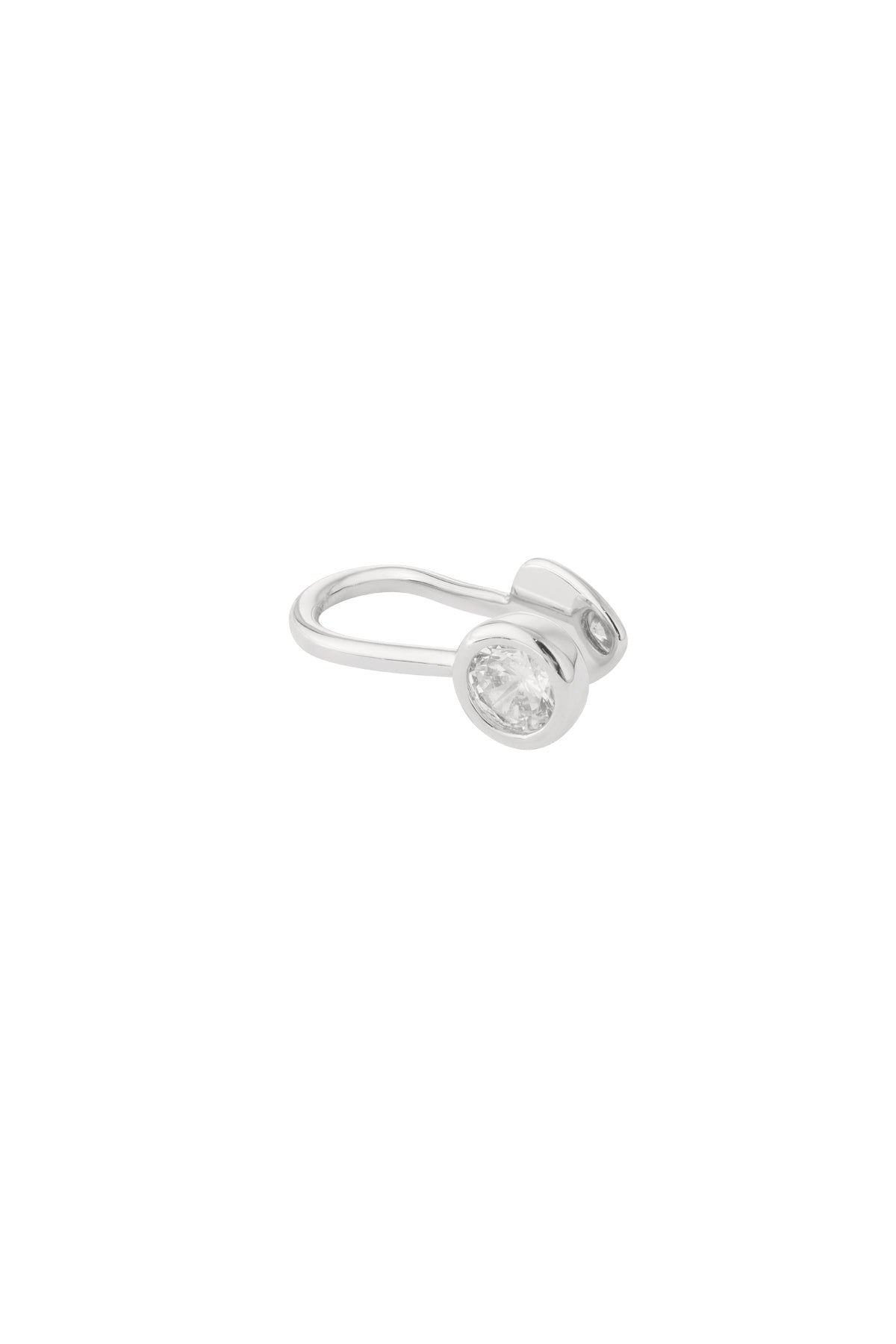 damen ear cuff & nasenmanschette zirkon exklusiv | kupfer | goldfarbe & silberfarbe