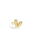 Damen Ring Matt Statement | Edelstahl | Goldfarbe & Silberfarbe