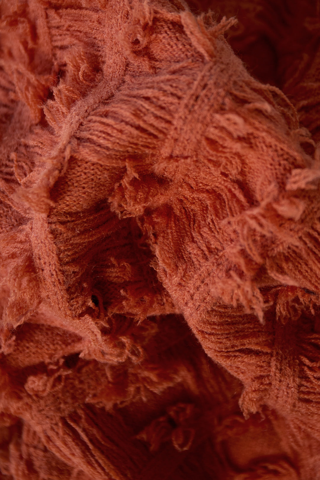 damen pullover v-ausschnitt fransen | wolle | mehrfarbig