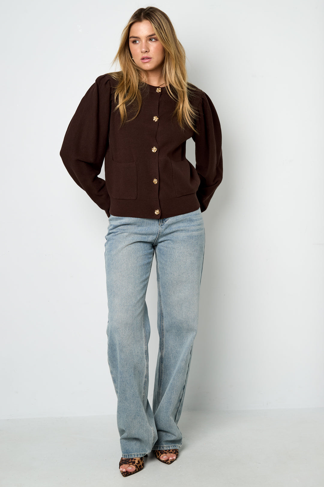 Damen Cardigan Viskose Einfarbig | Viskose | Mehrfarbig