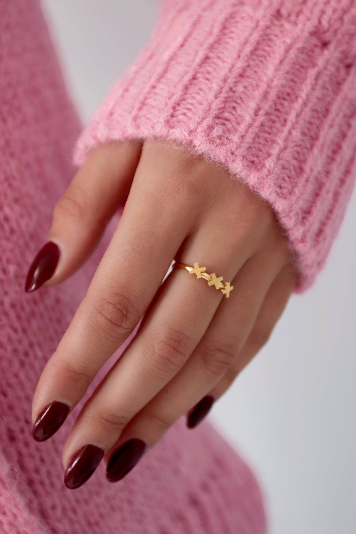 damen ring amsterdam | 304s-edelstahl | goldfarbe & silberfarbe