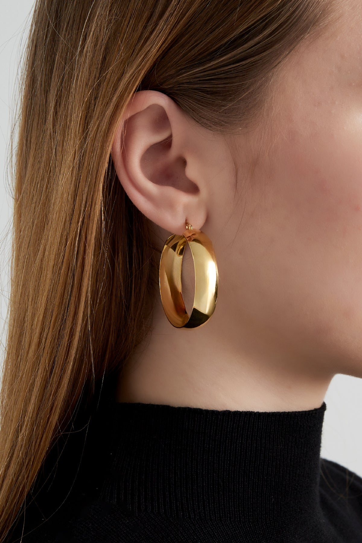 Damen Ohrringe Schlicht Premium | Edelstahl | Gold & Silber