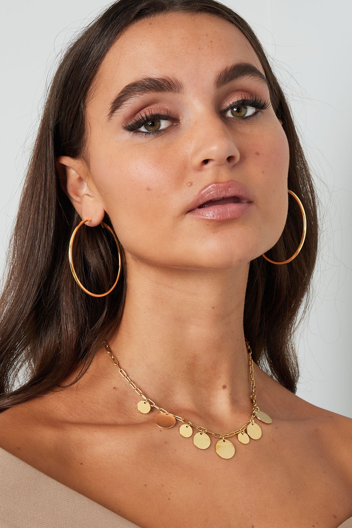 Damen Creolen Mittelgross | Edelstahl | Gold & Silber