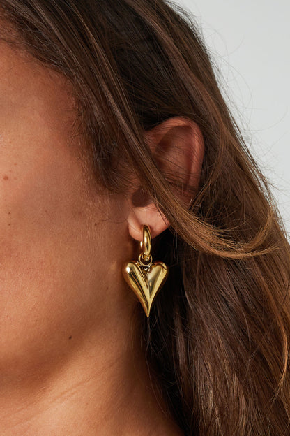 ohrringe mit herzanhänger groß