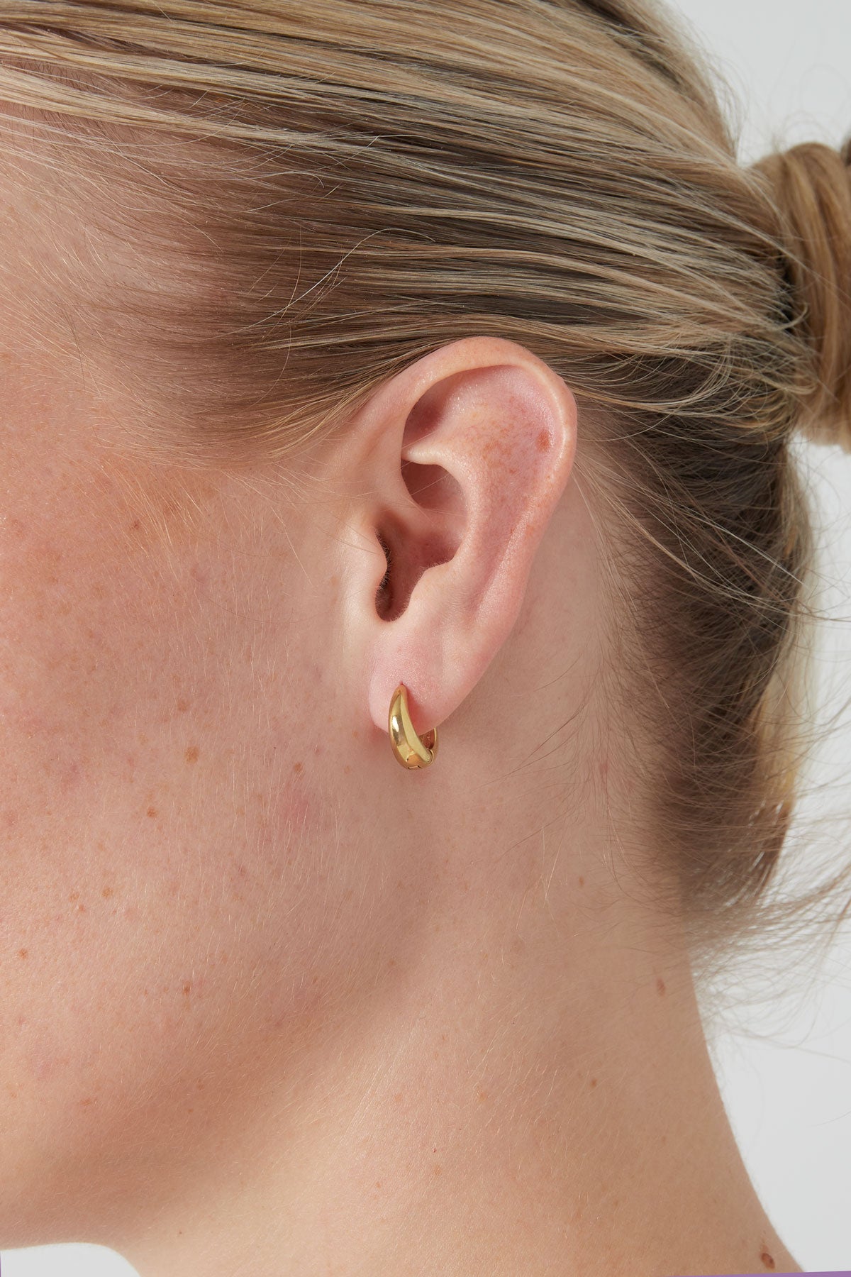 Damen Creolen Klein Basic | Edelstahl | Silberfarbe