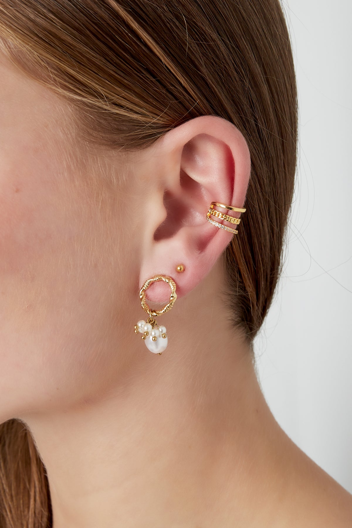 Damen Ear Cuff Allure | Kupfer | Gold & Silber