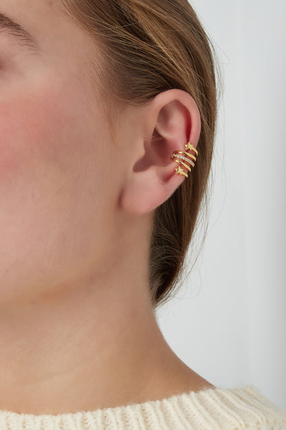 Damen Ohrstecker Starlight Zirkon | Kupfer | Gold & Silber
