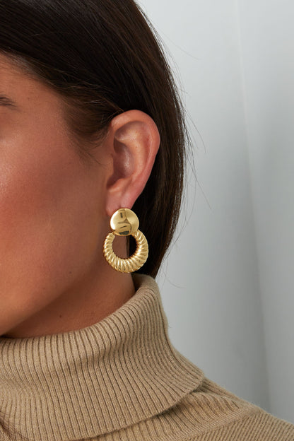 Damen Ohrringe Luxus Collection | Edelstahl | Gold & Silber
