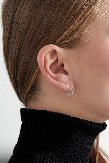 Damen Ohrringe Twist Organisch | Edelstahl | Gold & Silber