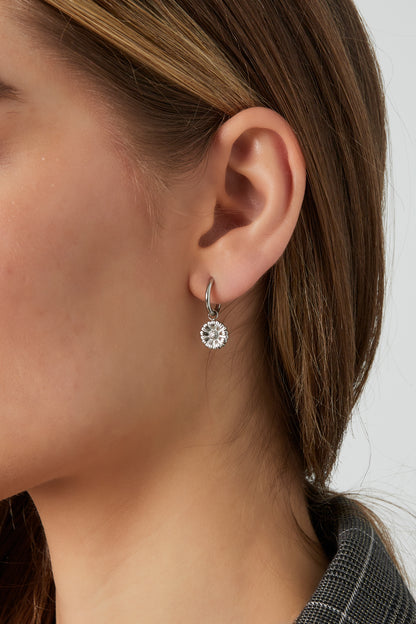 Damen Ohrringe Flora Charme Blume | Edelstahl | Gold & Silber