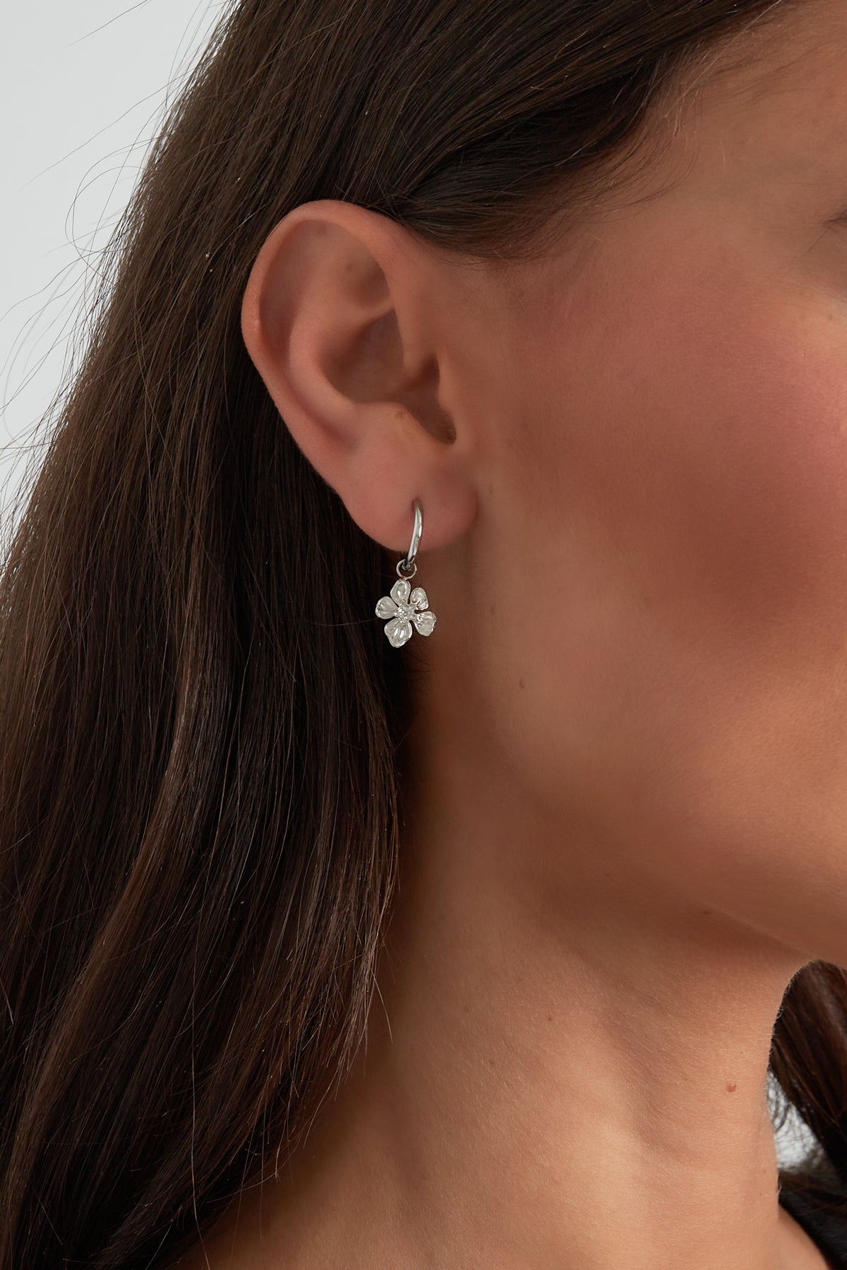 Damen Ohrringe Tropische Blume | Edelstahl 304S | Gold & Silber