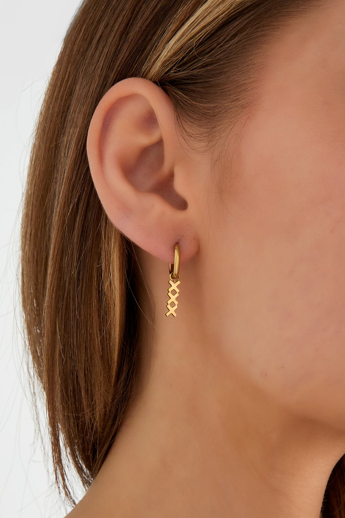 Damen Ohrringe XXX Amsterdam | Edelstahl 304S | Gold & Silber
