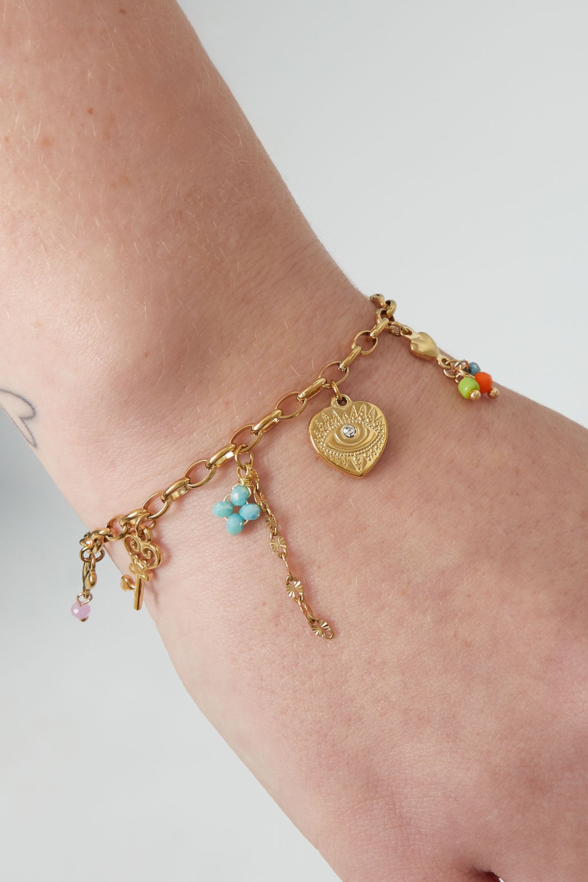 secret love armband - goldfarben