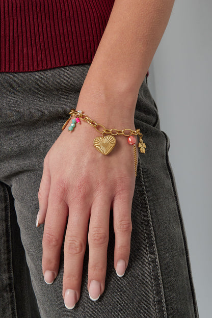 Charm-Armband Loop Dreams - Goldfarben