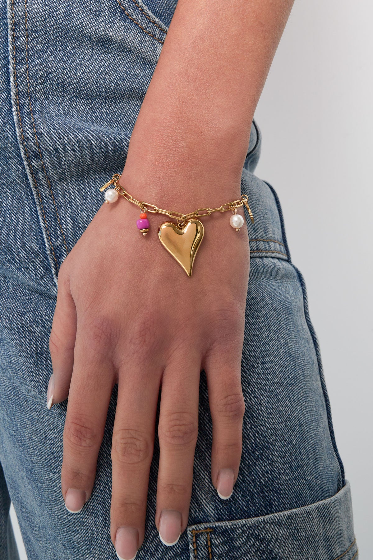Charm-Armband Love Moment - Goldfarben