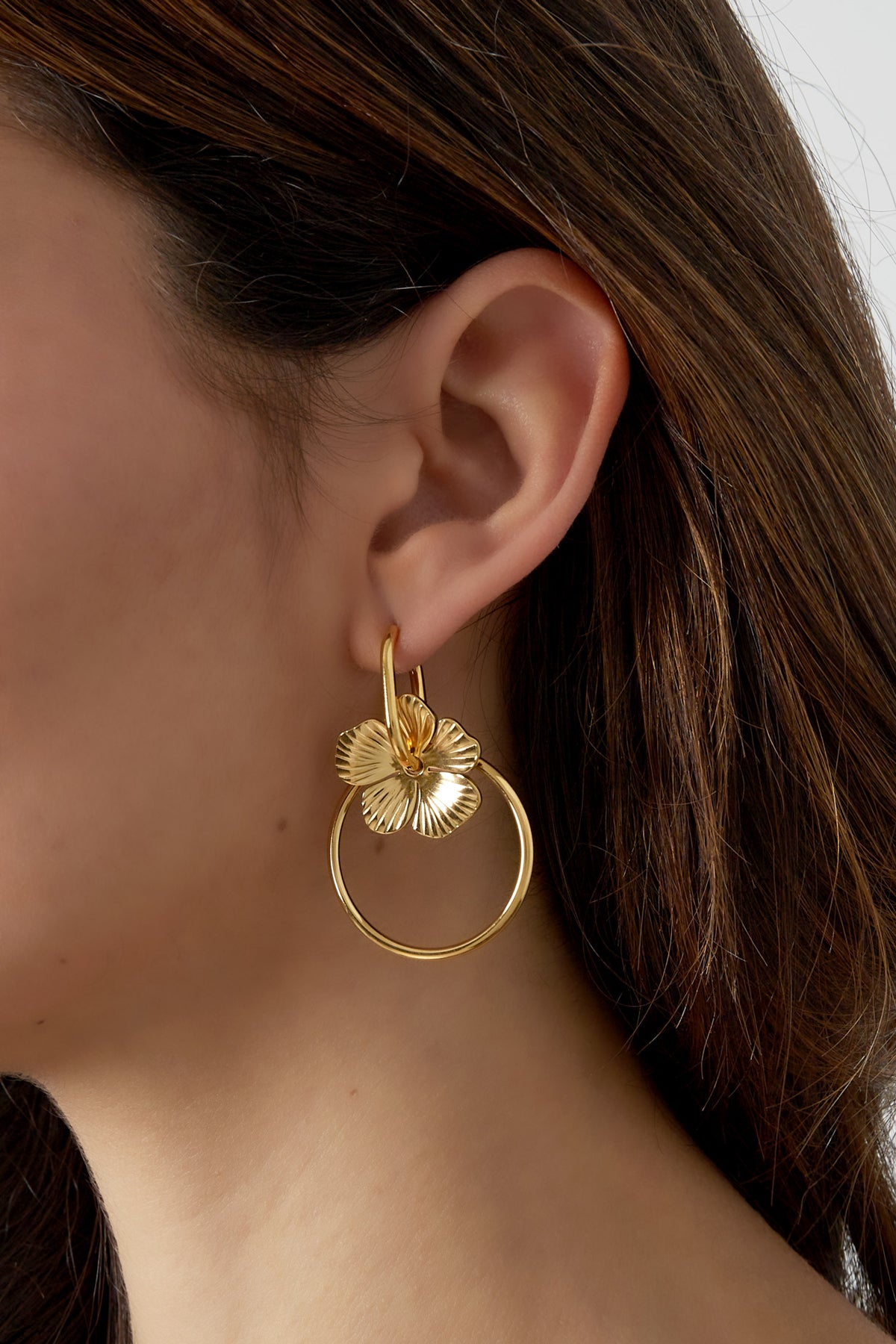 Ohrringe „Petal Perfection“ – Farbe Gold